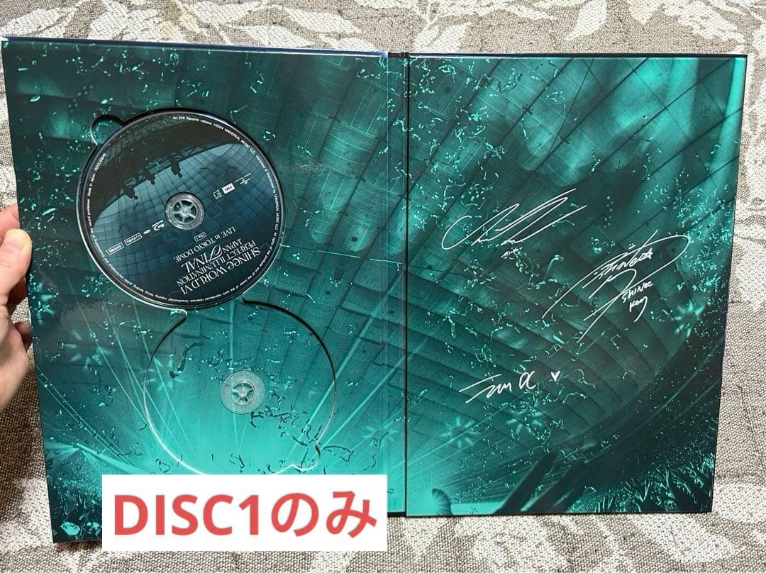 SHINee ライブ 東京ドーム Blu-ray ☆注意あり