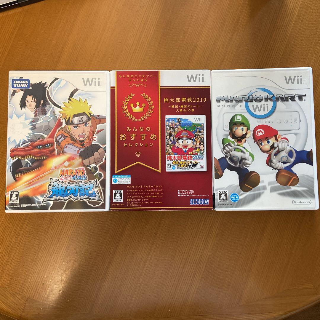 Nintendo Wii 本体　ソフト3つ　コントローラー付き