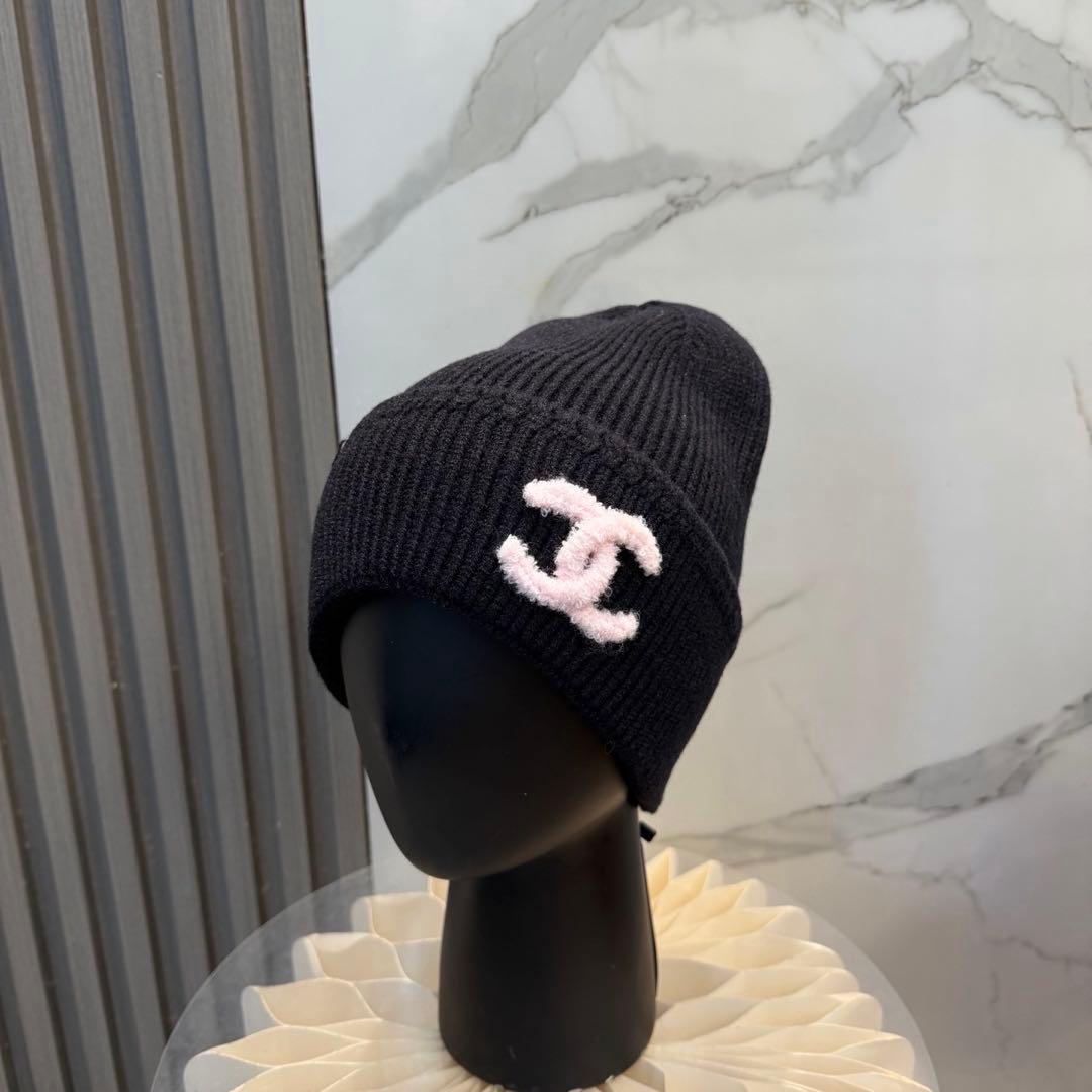 ♡CHANEL ロゴ ニットキャップ♡