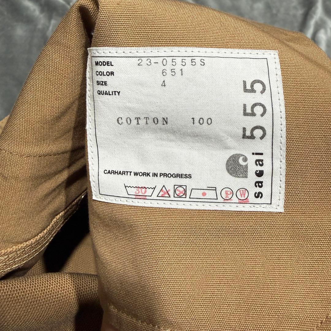 パンツ Carhartt WIP sacai Canvas Pants size 4