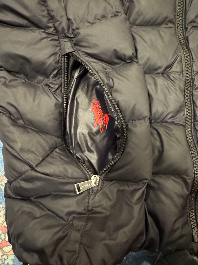 ⭐︎確実正規品⭐︎Polo Ralph Lauren 黒 ダウンベスト S