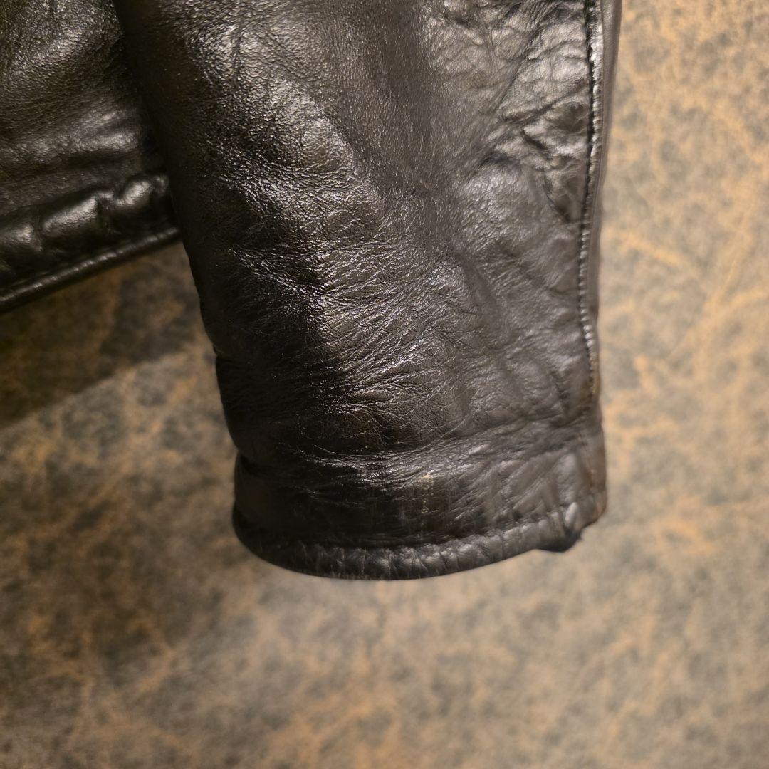 90s USA製　SCHOTT ショット618ダブルライダースジャケット　36