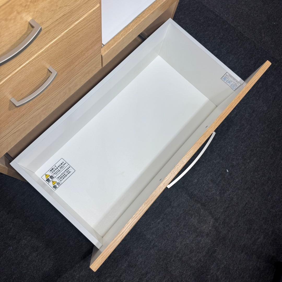 ニトリ キッチンボード コパン 幅80cm 食器棚 格安 収納 d5500