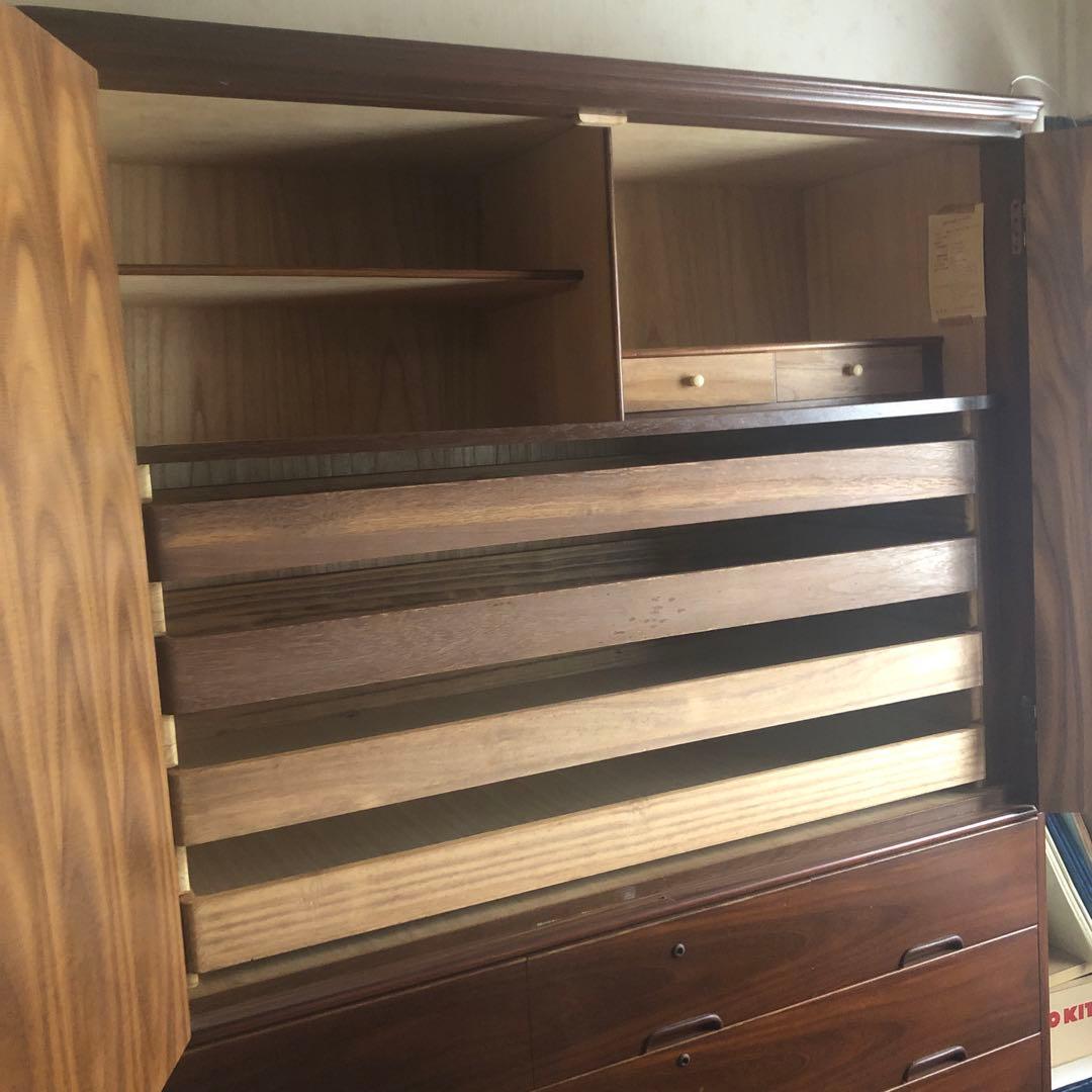 府中家具 マルケイ木工 高級家具 桐箪笥タンス 着物入 昭和レトロ