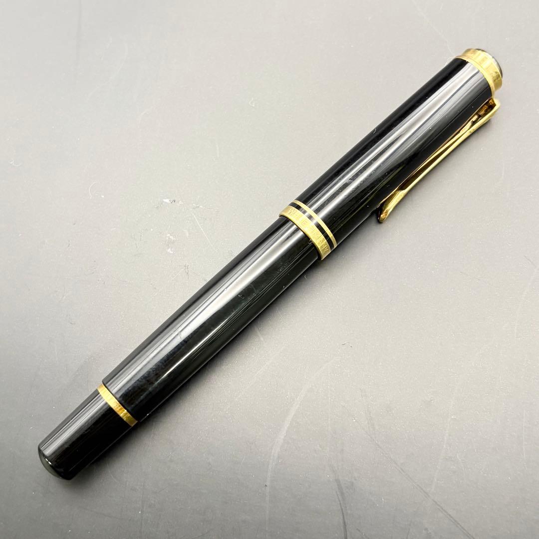 ペリカン 万年筆 黒 18C 750 スーベレーン 未確認