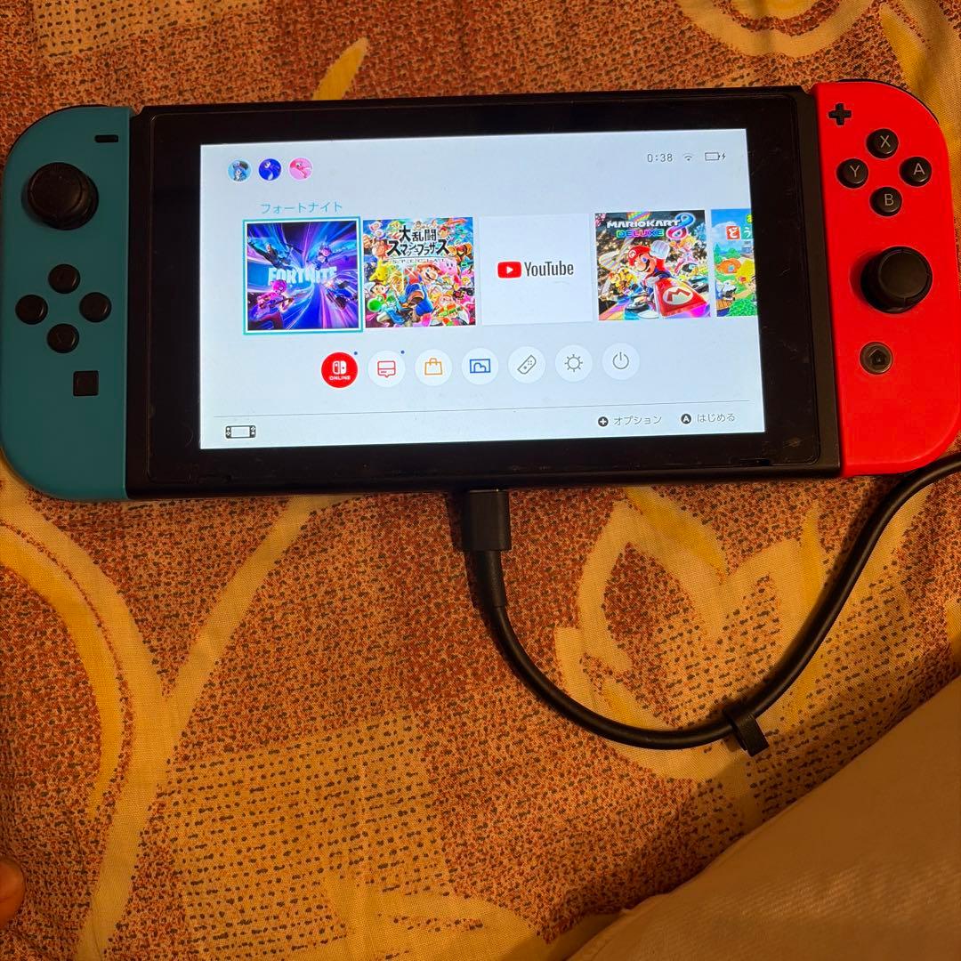 Nintendo Switch本体　マリカーフルセット　プロコン　充電器付き