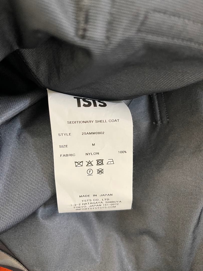 TSTS ティーエスティーエスSEDITIONARY SHELL COAT M