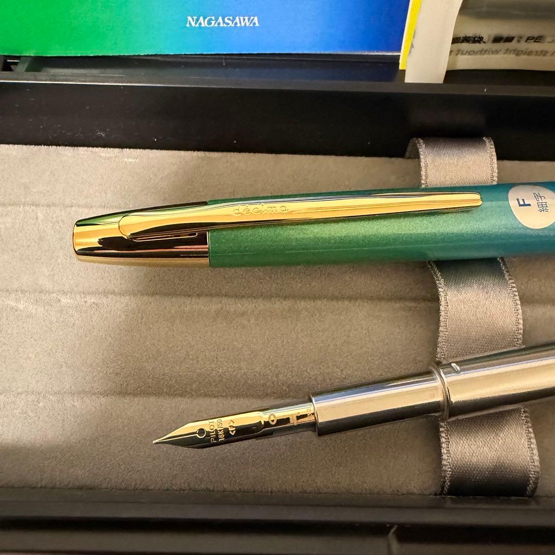 パイロット キャップレス NAGASAWA Kobe ゴールド 万年筆