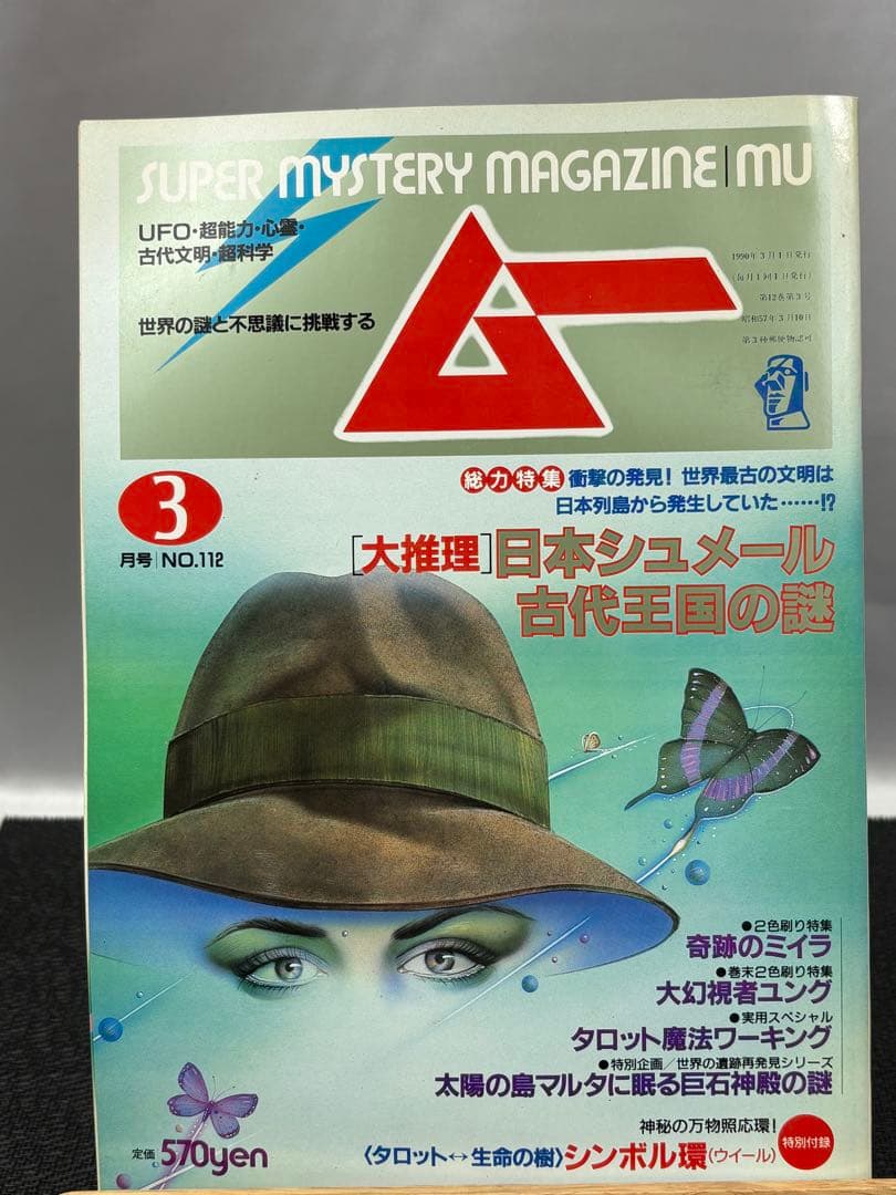 【専門誌】月間ムー 1990年号 12冊セット 3066