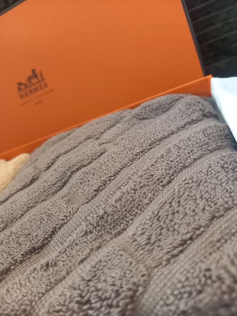HERMES☆新品☆タグ付き☆エルメス☆ハンドタオル☆☆ラビリンス☆2枚セット