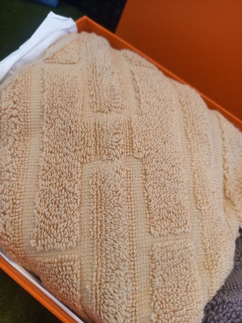 HERMES☆新品☆タグ付き☆エルメス☆ハンドタオル☆☆ラビリンス☆2枚セット