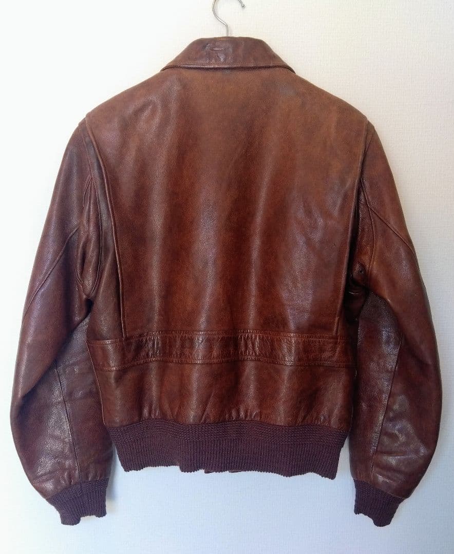 【極上】Polo Ralph Laulen A-2 フライトジャケット 牛革L