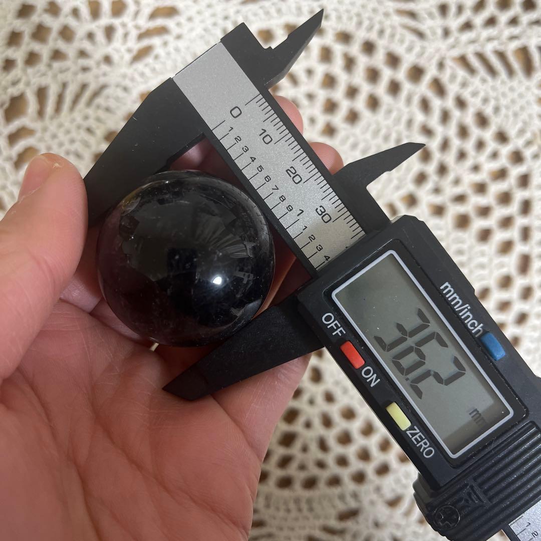 【セット販売】モリオンスフィア　5コ　と　五穂星　バラ台座　セット