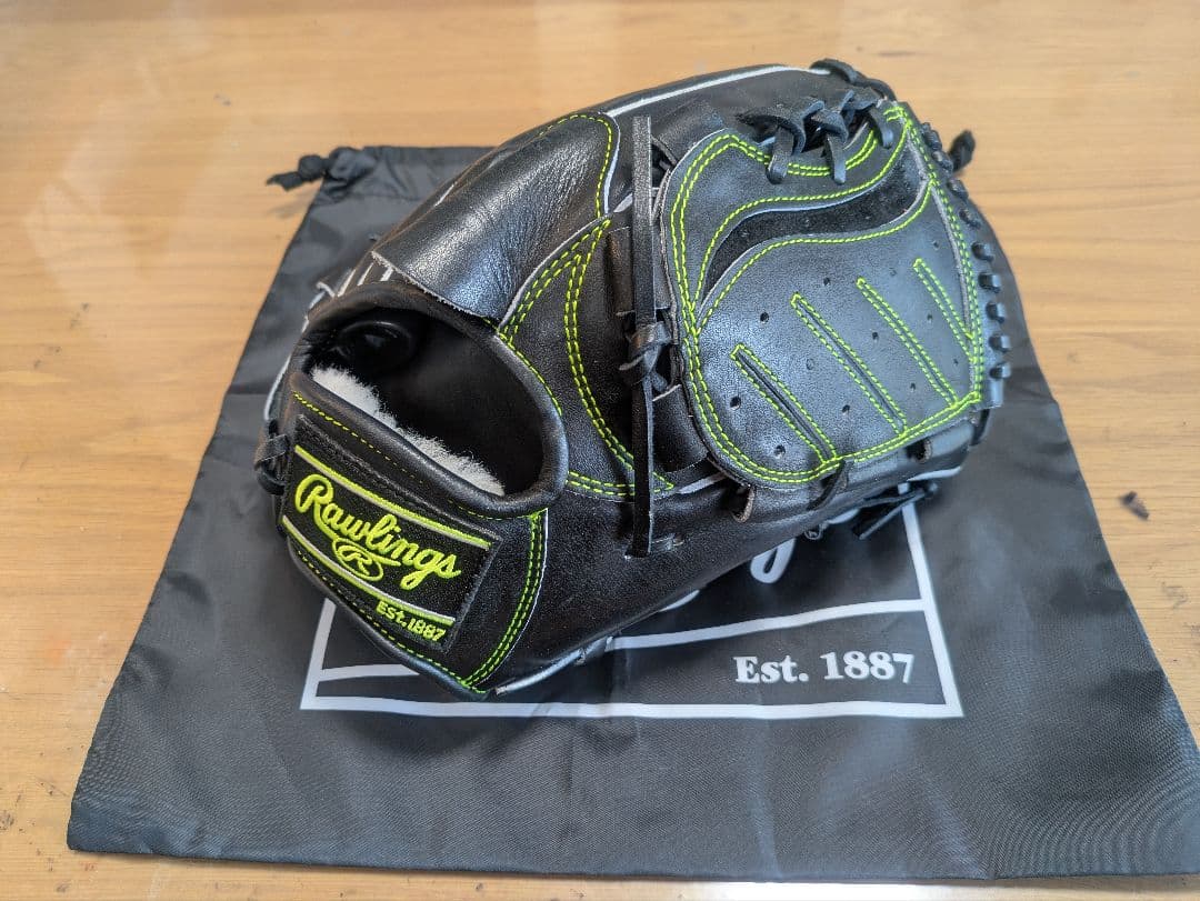 Rawlings 硬式 黒　GH5HRA140 投手用 大人 中学　高校 右投