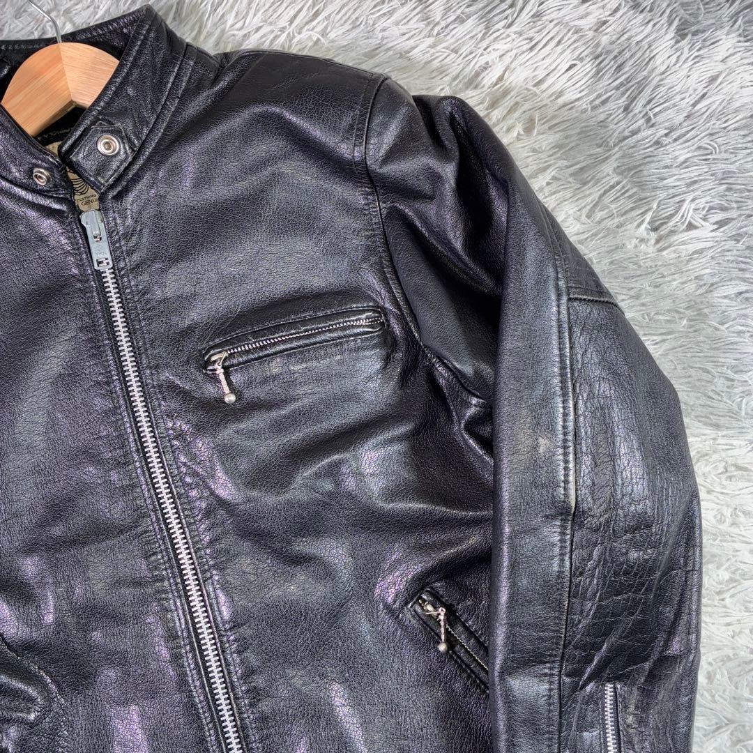 Nabiarchive FOOR STEP シングルレザーライダースジャケ