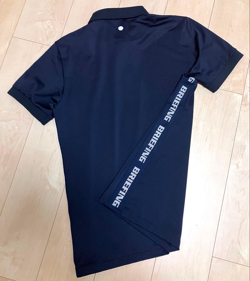 【極美品】BRIEFING ブリーフィング　 ポロシャツ　ネイビー　L