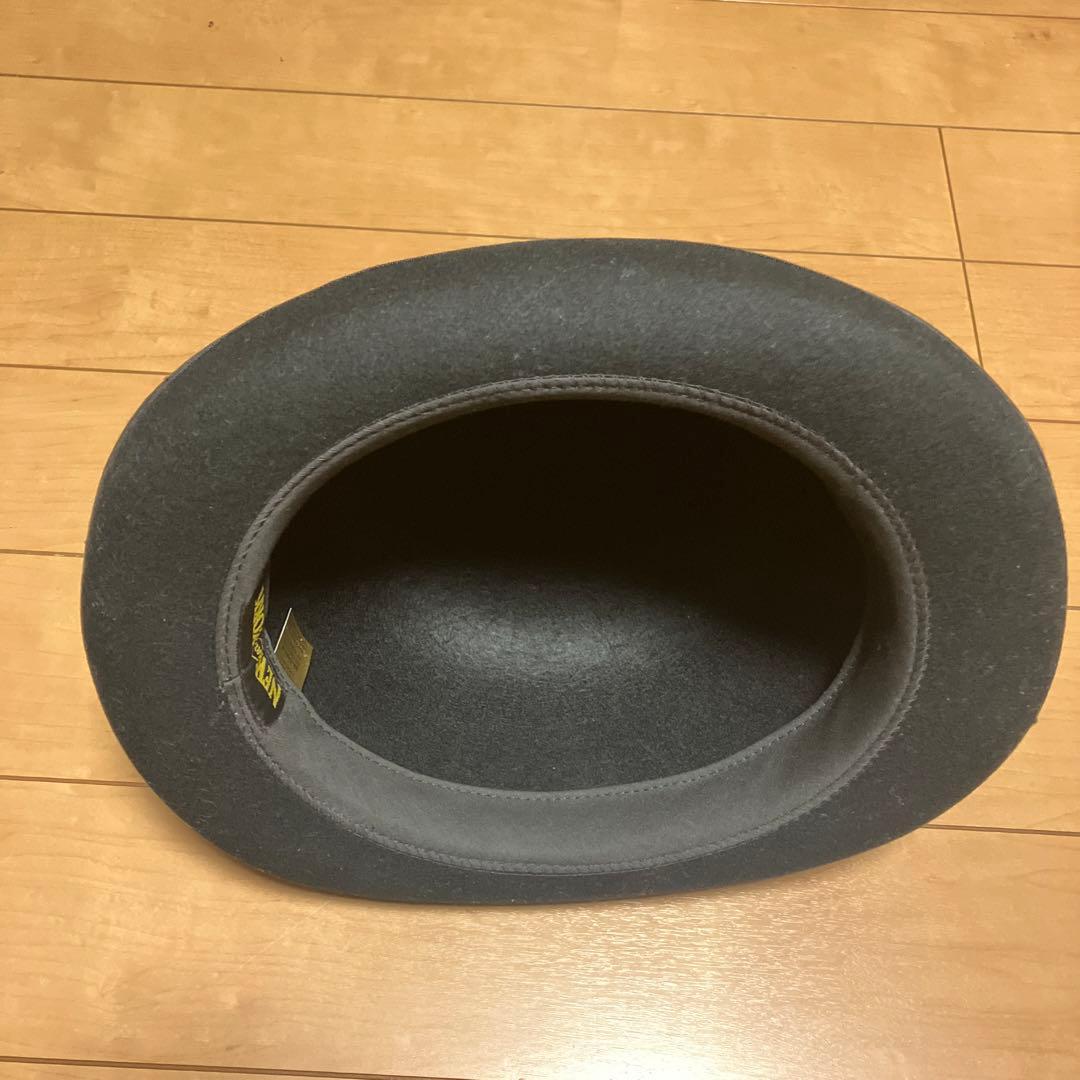 NEWYORK HAT ニューヨークハット　　 ボーラーハット　ブラックXXL