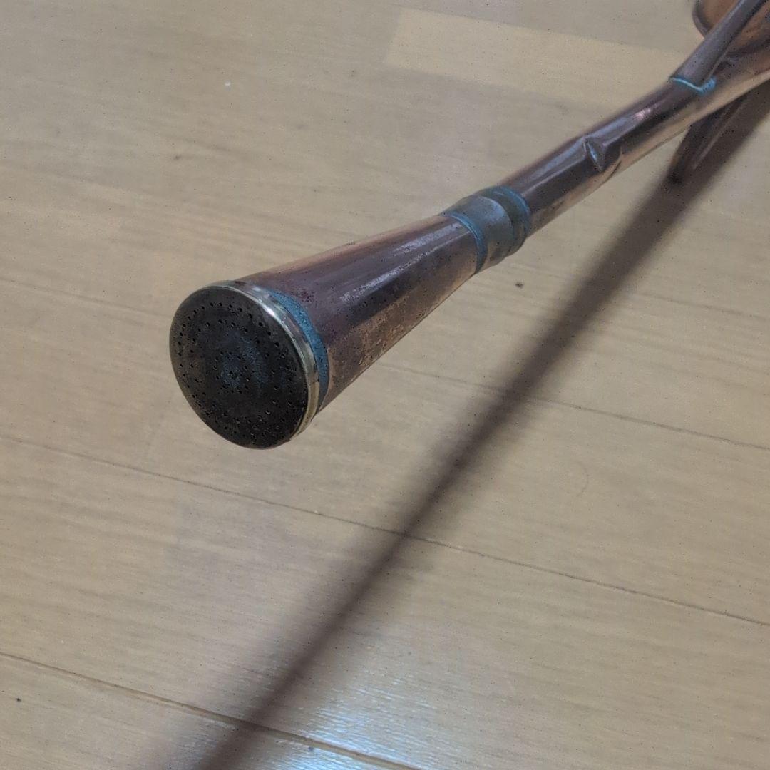 中古　銅製クラシックじょうろ　如雨露　約2㍑