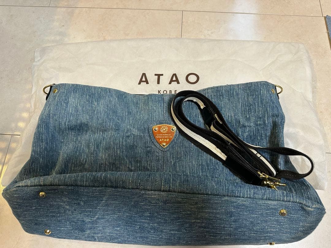 【定価数万円】ATAO アタオ エルヴィ デニム 2way ショルダーバッグ