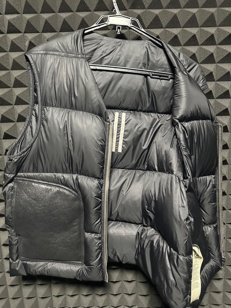 リックオウエンス 22AW ナイロンカーゴダウンベスト Rick Owens