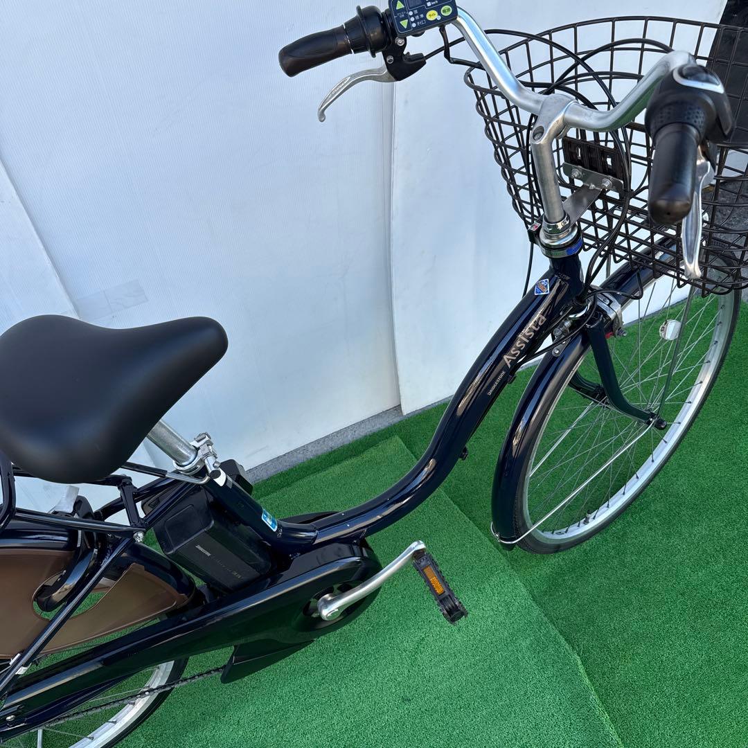 ブリヂストン電動アシスト自転車26インチ ブルー