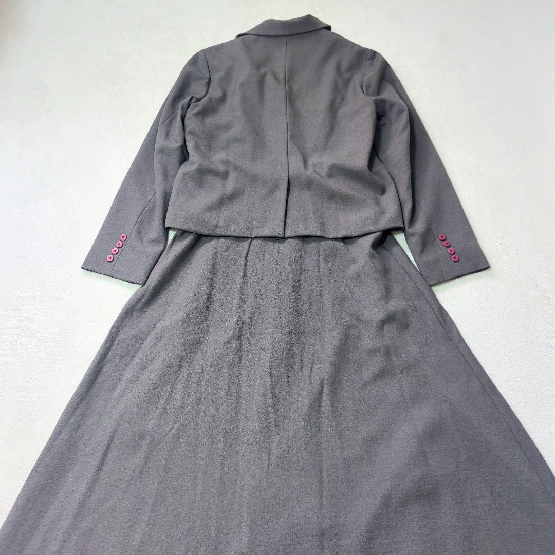 【AMERI アメリ】ビスチェセット ジャケットドレス グレー Mサイズ