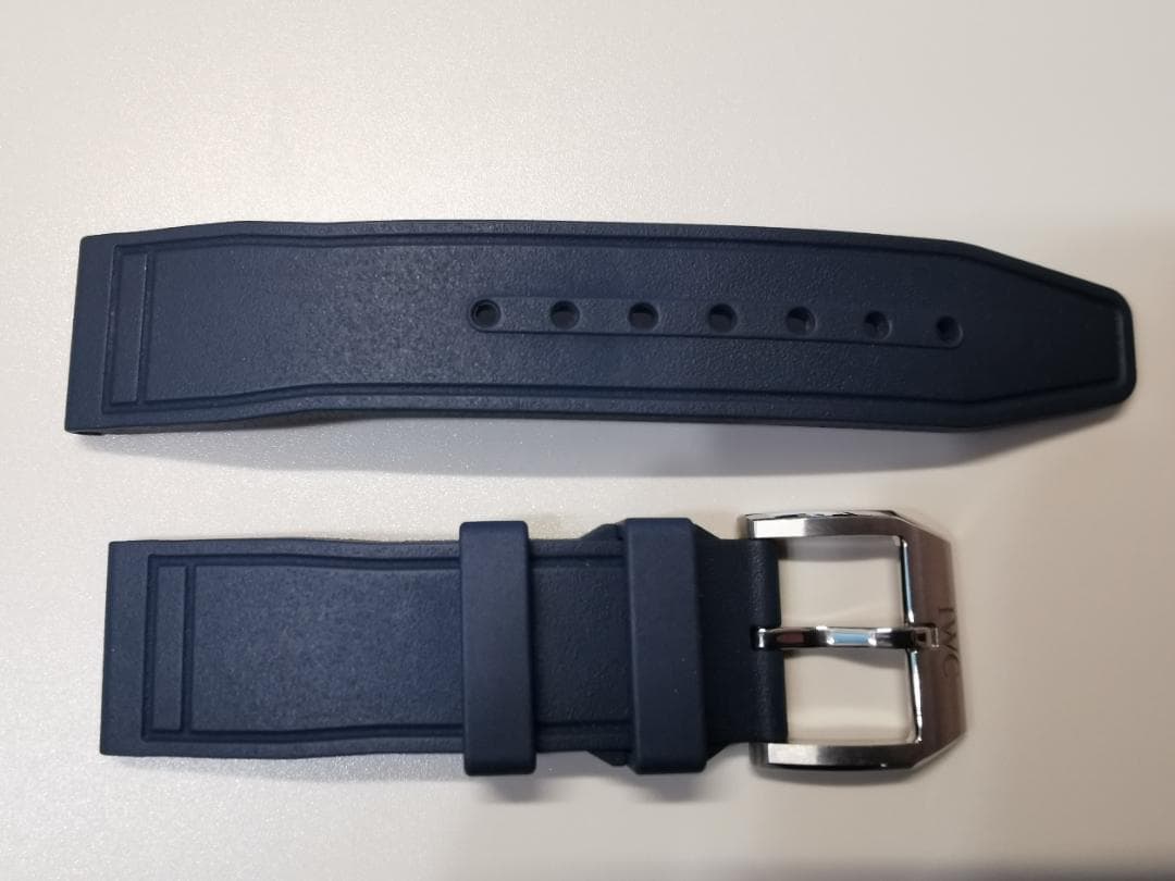 IWC ラバーストラップ　ブルー（紺色）XSサイズ　ラグ幅20mm