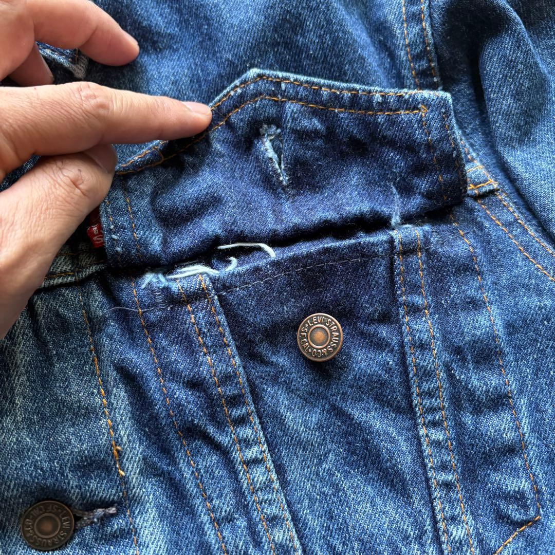 80-90s Levi's 70506 デニムジャケット カナダ製 40 濃紺