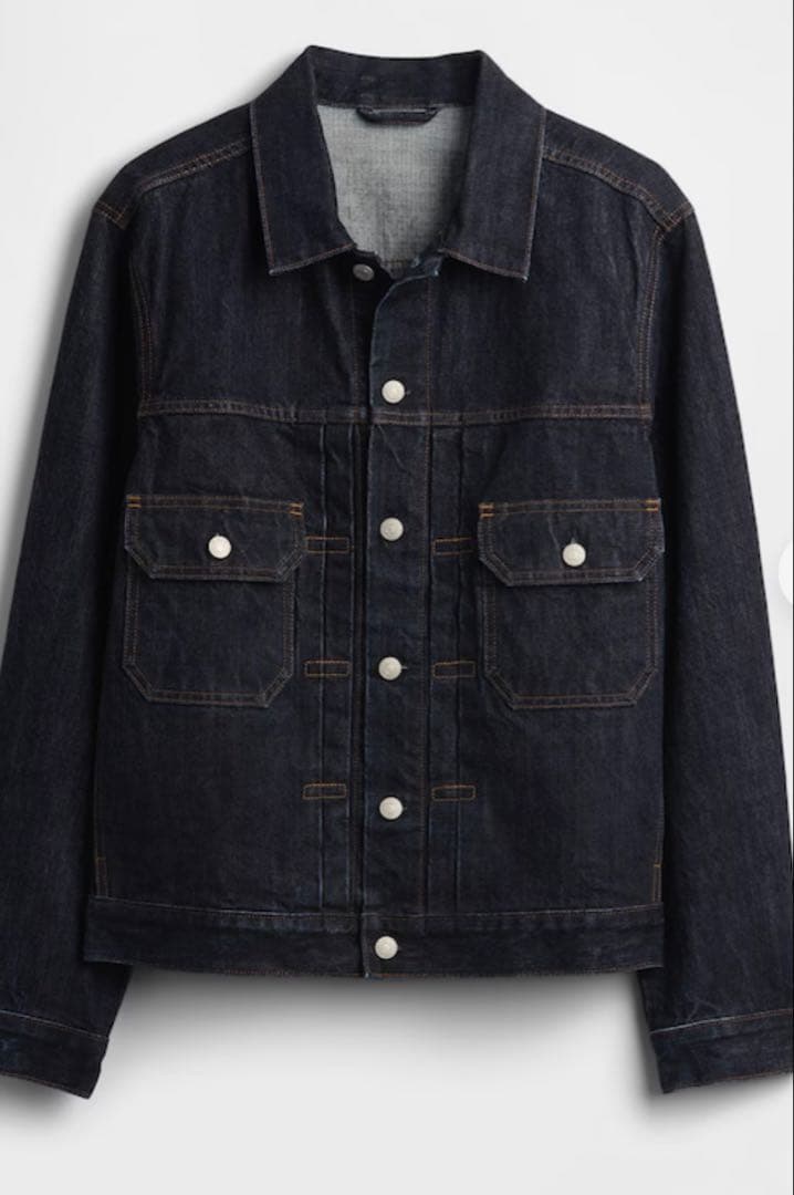 I*S様 【新品未使用】GAP リジットデニムジャケット 濃紺