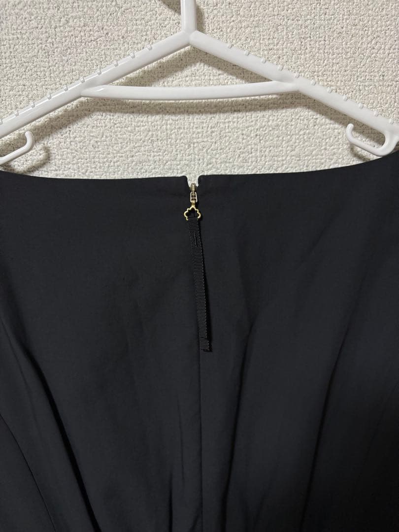 キティ 美品 TOCCA POLKA RAIN ドレス ネイビー