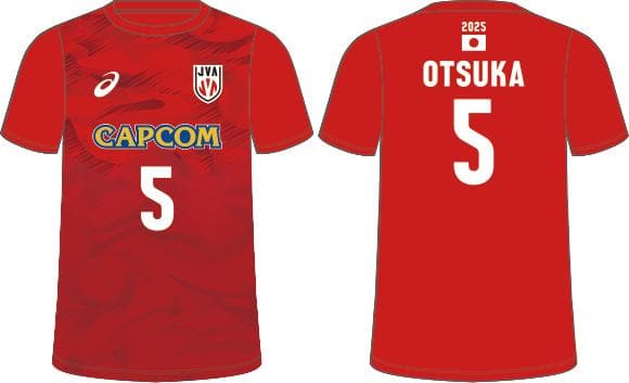 【ラストワン】2025年 バレーボール男子日本代表 応援Tシャツ 大塚達宣 XL