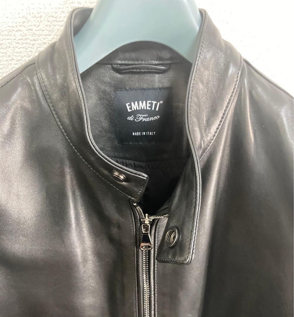 美品　ENMETI 　レザージャケット　JURI 44
