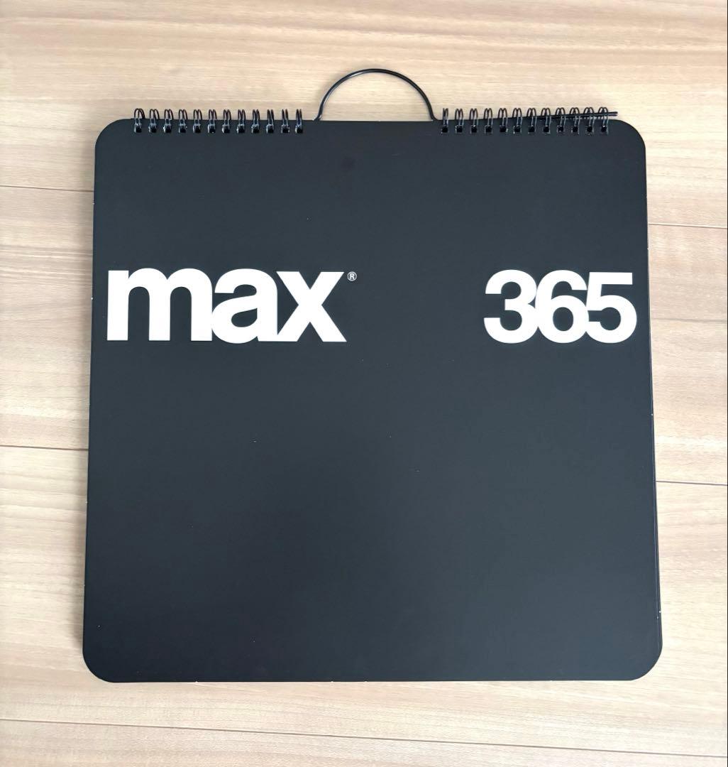 美品 NAVA MAX365 壁掛けカレンダー 海外インテリア モノトーン