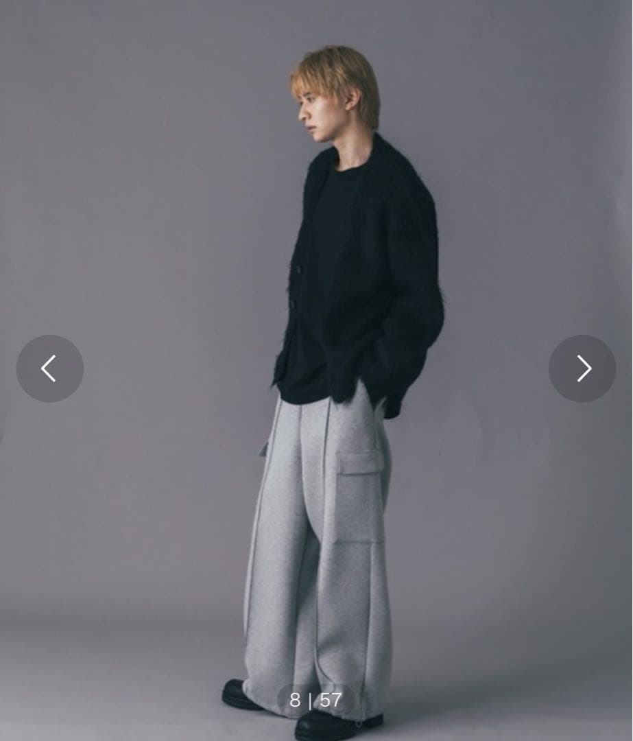 【Neucon / ニューコン】23AW ダンボールスウェットカーゴパンツ