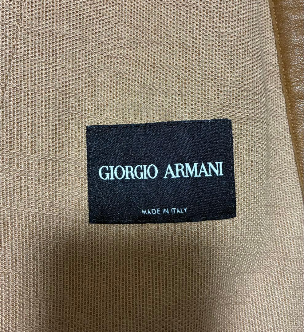 GIORGIO ARMANIマトンレザージャケット