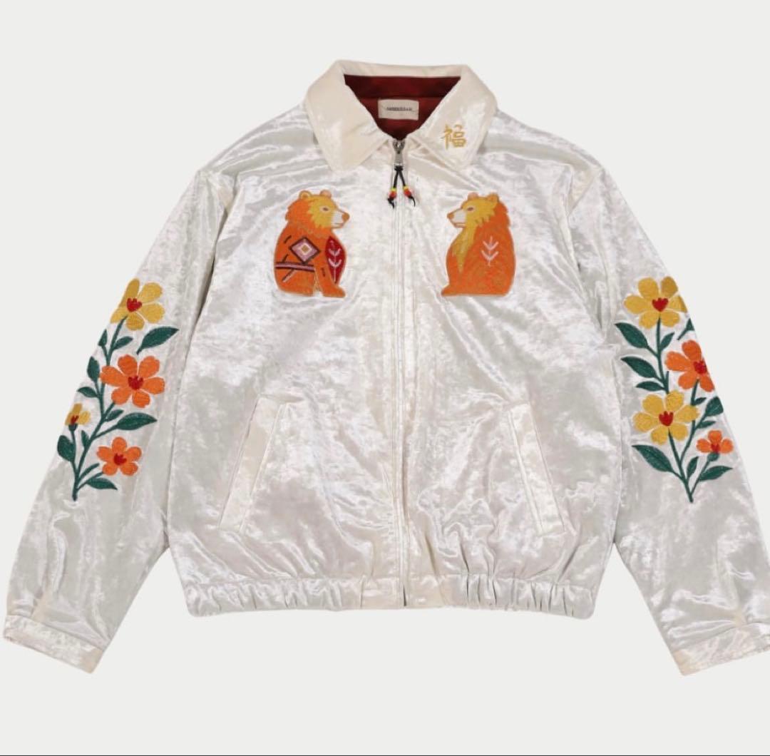 ジャケット・アウター Fabric Embroidered Jumper / White Musk