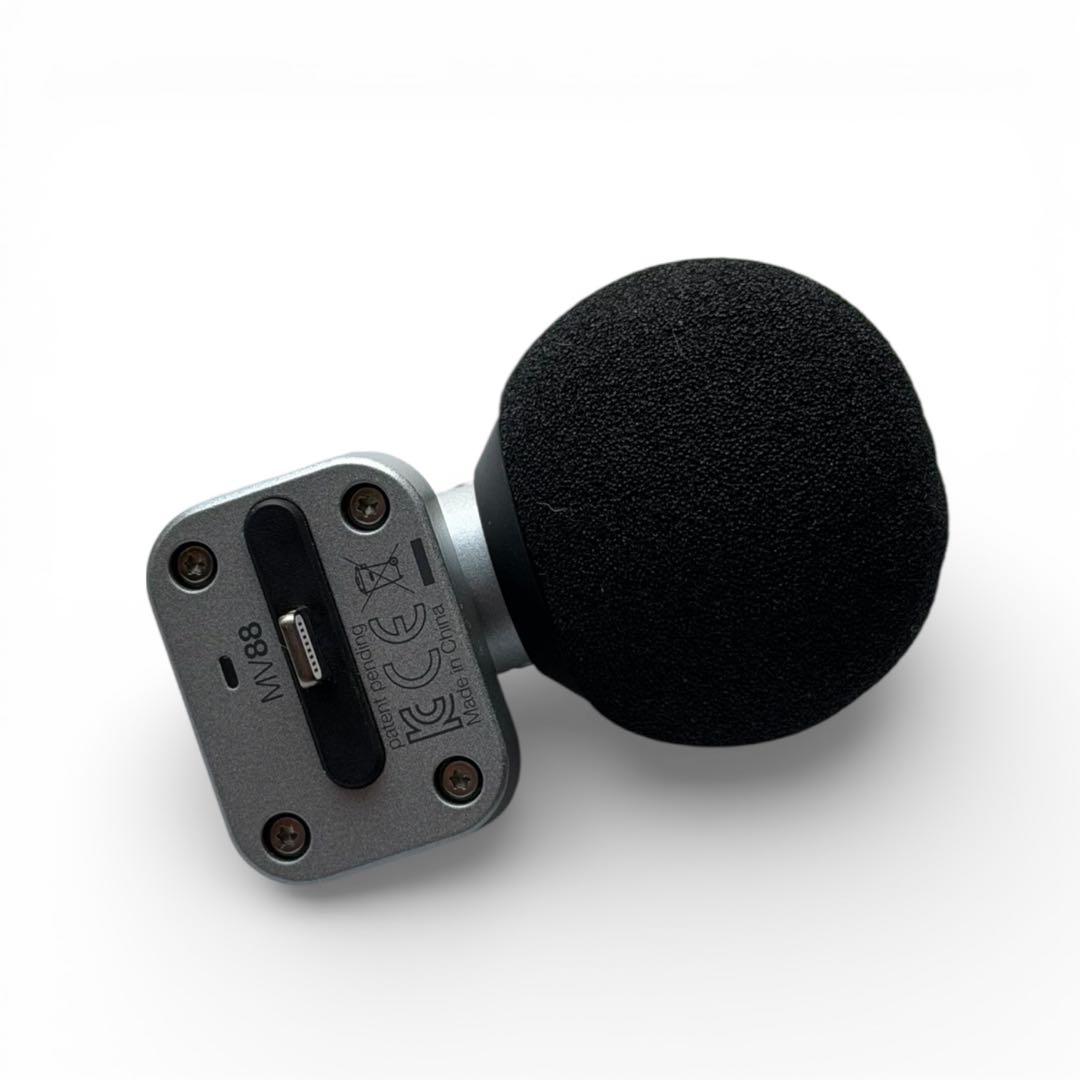 【美品】SHURE MV88 Lightningマイク本体とケース付き