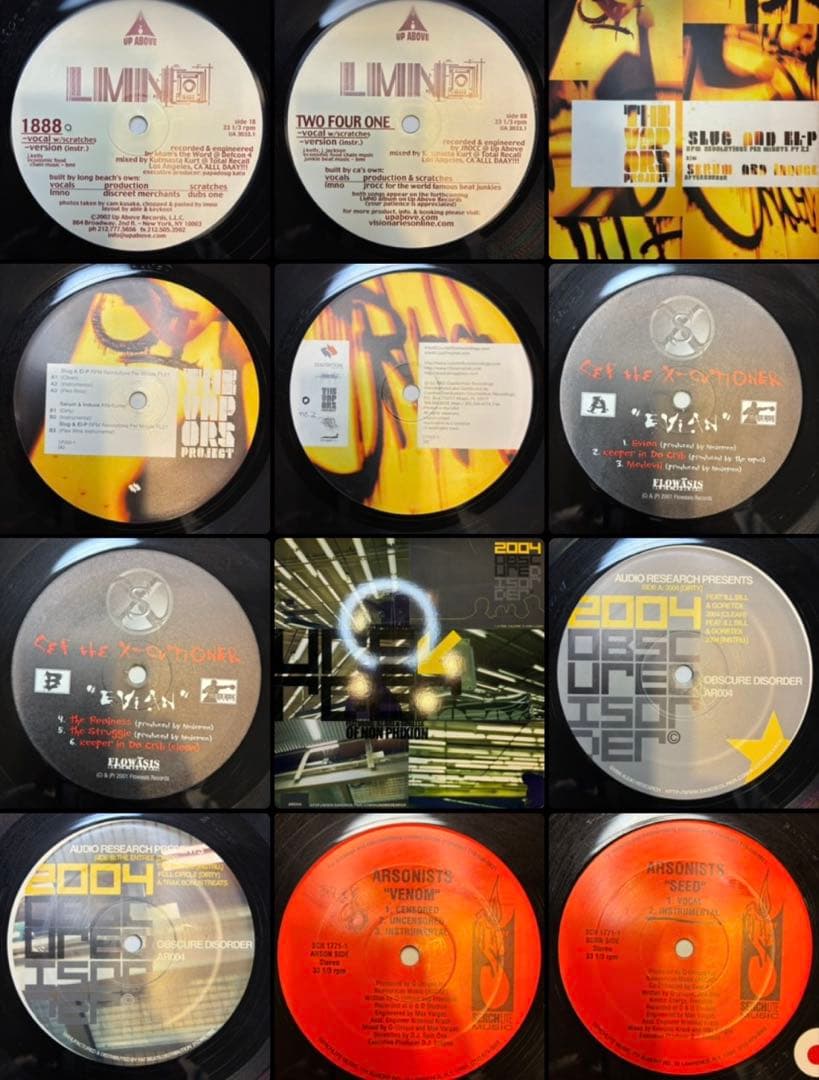 UNDERGROUND HIPHOP 20枚まとめ売り