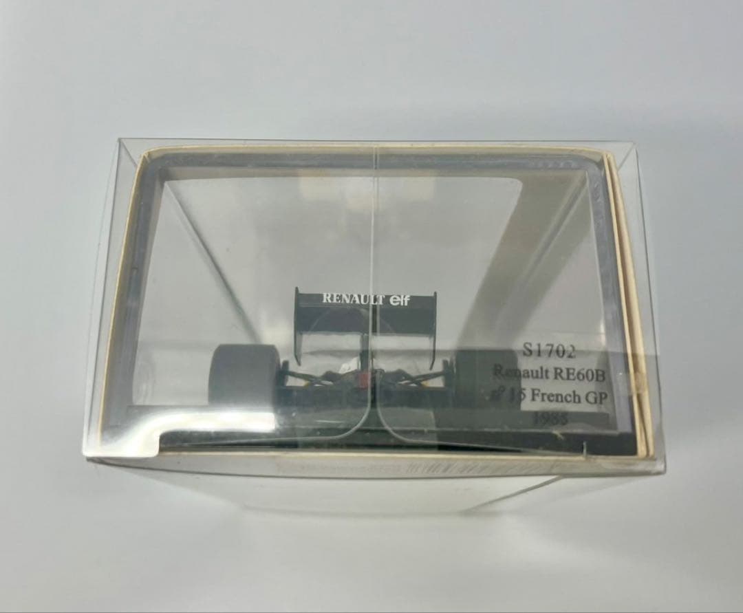 美品　スパーク 1/43 ルノー RE60B 1985 フランスGP タンベイ