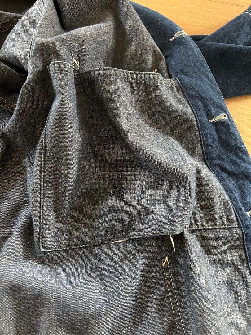 希少 60s後期　Lee 91-J USA製 デニムカバーオール bigsize
