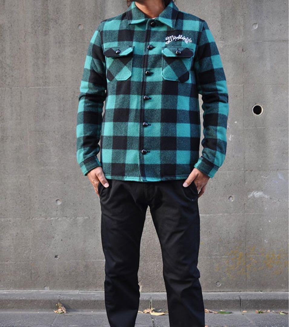 Marbles BUFFALO CHECK BOA JACKET サイズS