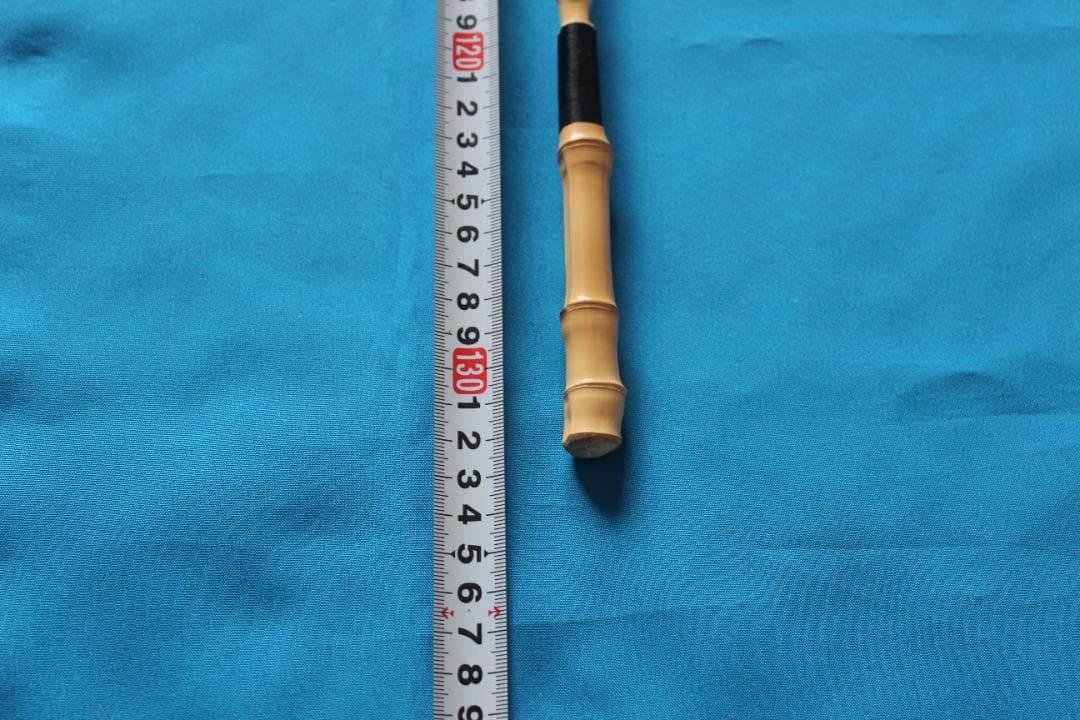 ＲNO82　和竿　3本繋ぎ布袋竹　タナゴ　小魚用竿　半製品　後は色塗りだけで完成