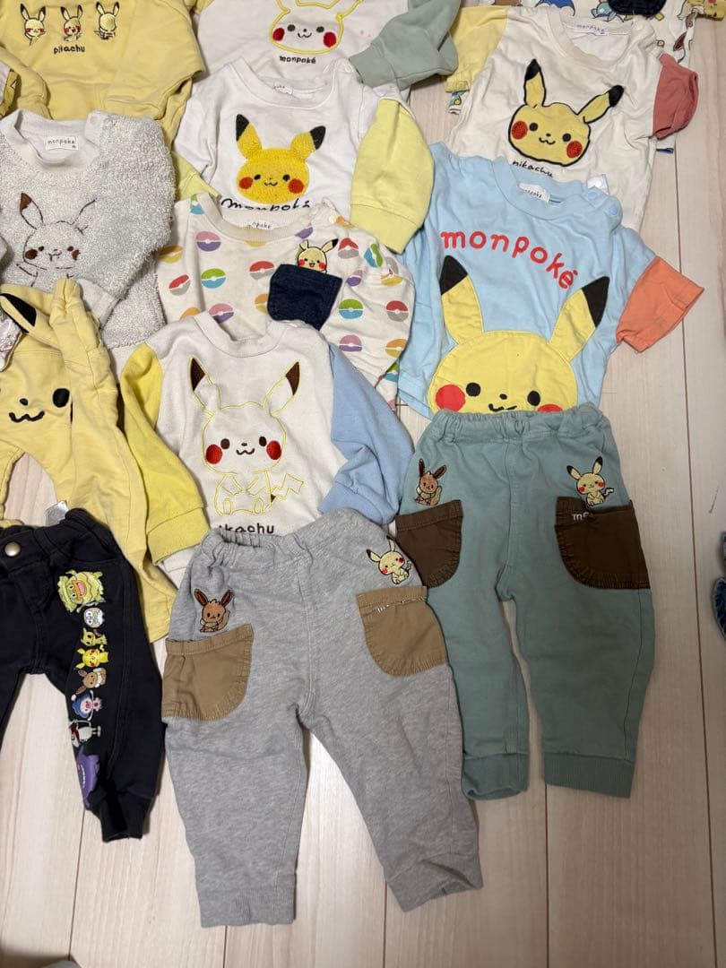 モンポケ８０センチセット１８着
