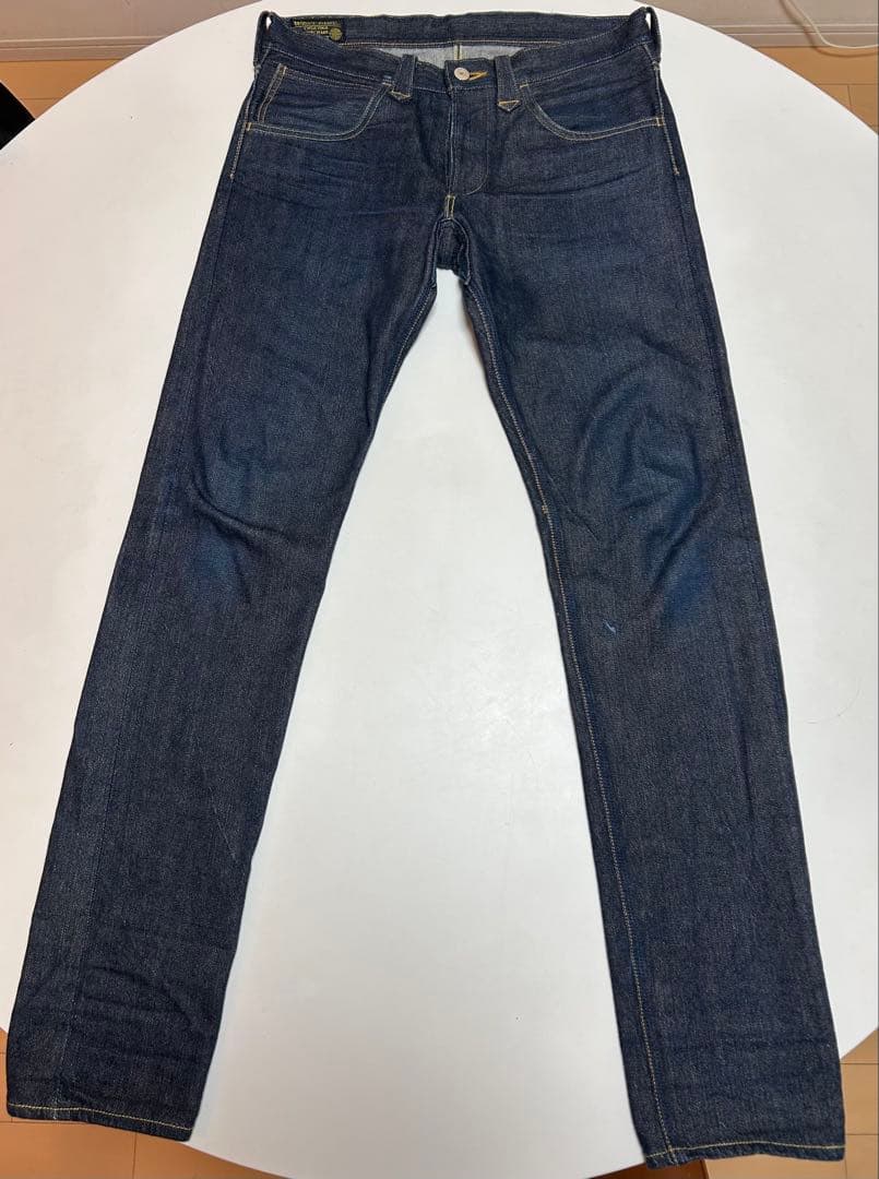 WEST RIDE 本革パッチ セルビッジデニム 日本製 W32