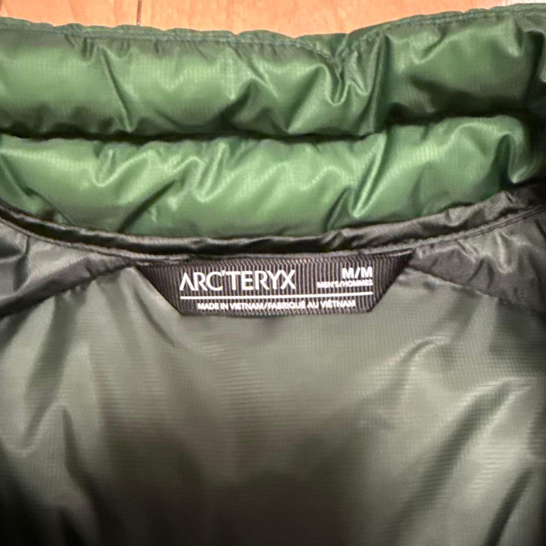 ARC'TERYX グリーンダウンベスト M