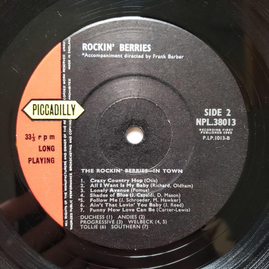 THE ROCKIN' BERRIES IN TOWN LP レコード