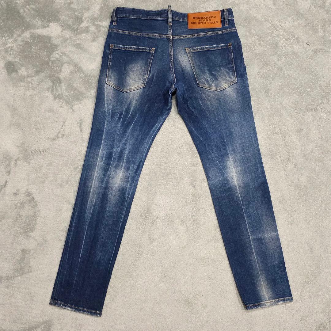 DSQUARED2　SKATER JEAN　48　インディゴ　デニム　スケーター