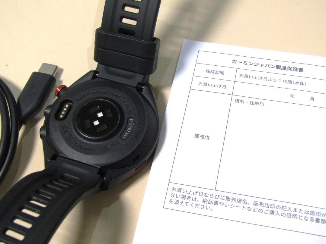 超美品 ガーミン アプローチ S70 47mm ブラック CT10×3個セット
