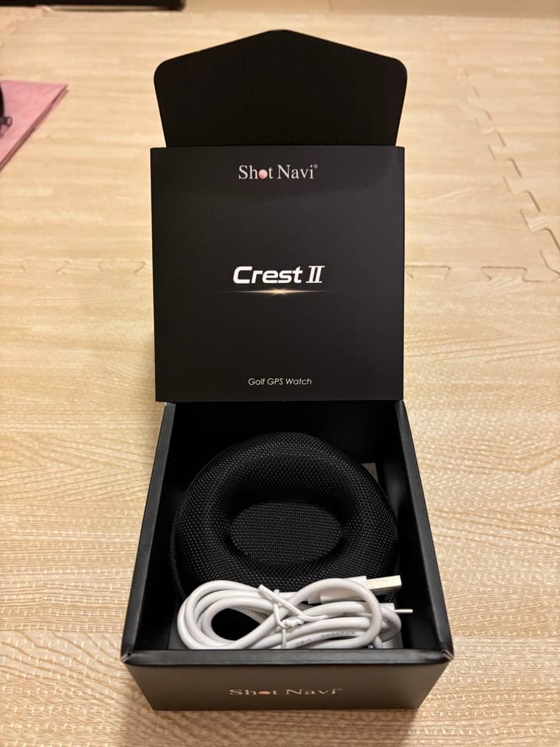 【未使用品】Shot Navi Crest II ゴルフGPSウォッチ
