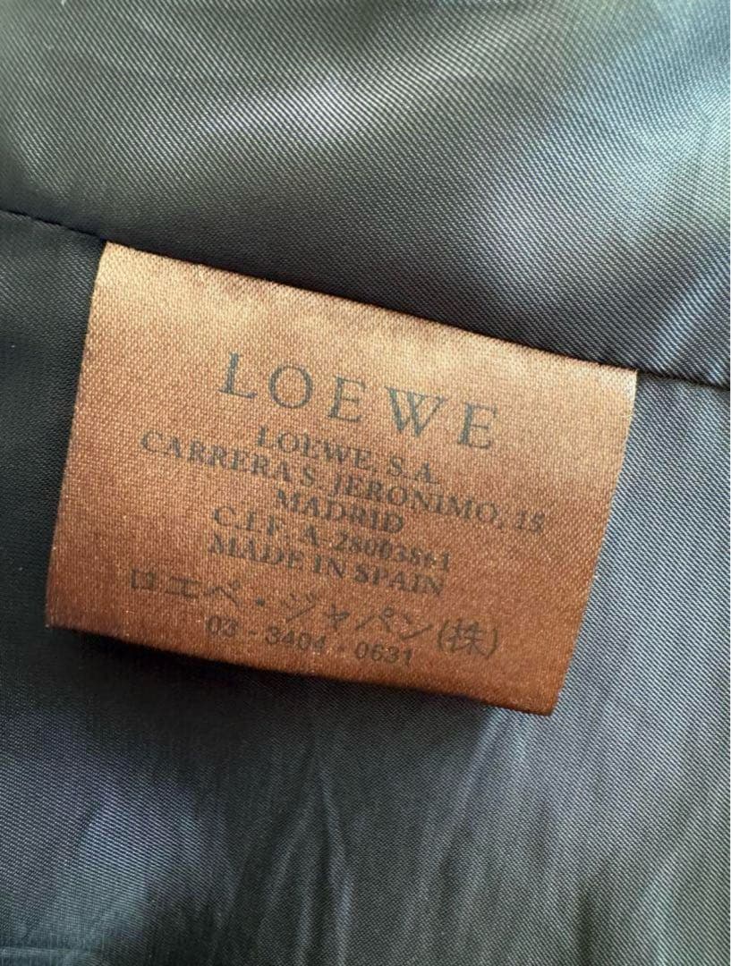 【未使用】メンズ　LOEWE ラムレザージャケット